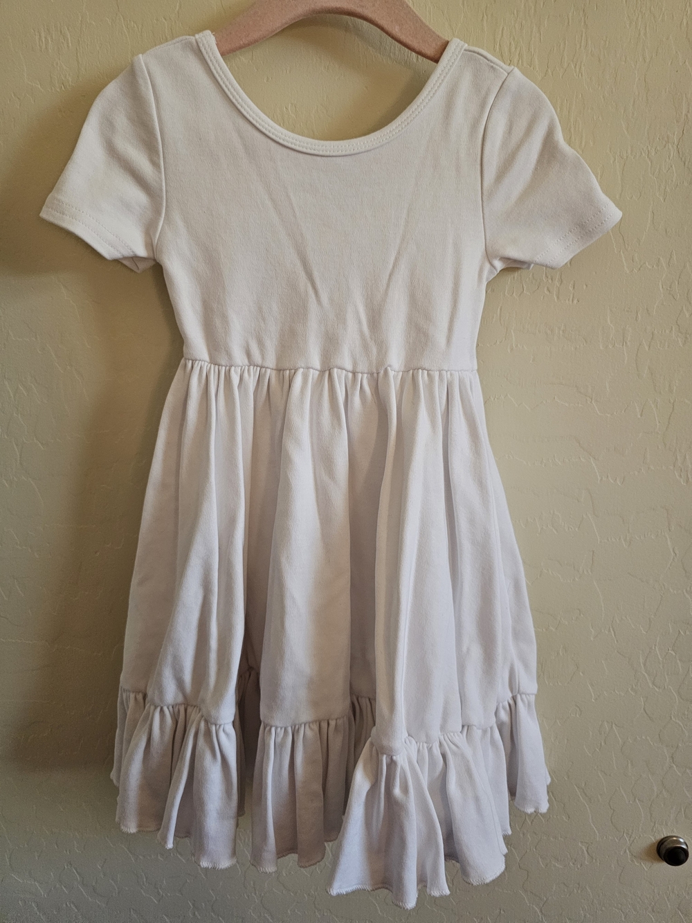 Girlhood By Little Stocking White Charm Dress Size 3